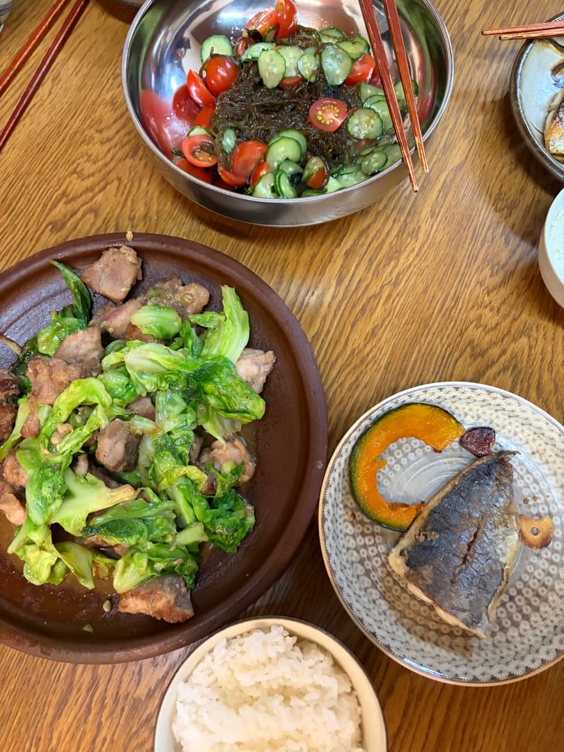 記録された食事の写真